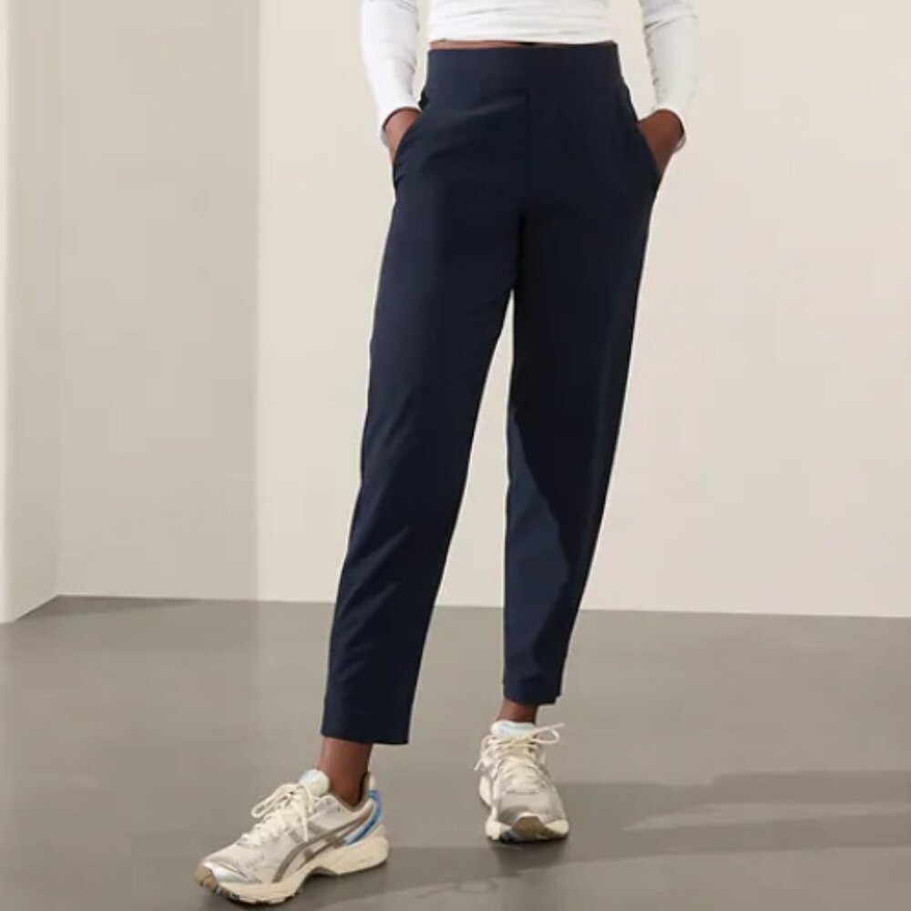 Athleta Brooklyn midrise ankle UPF 40 pant size 8 EUC